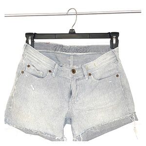 Madewell Denim Shorts - pinstripe